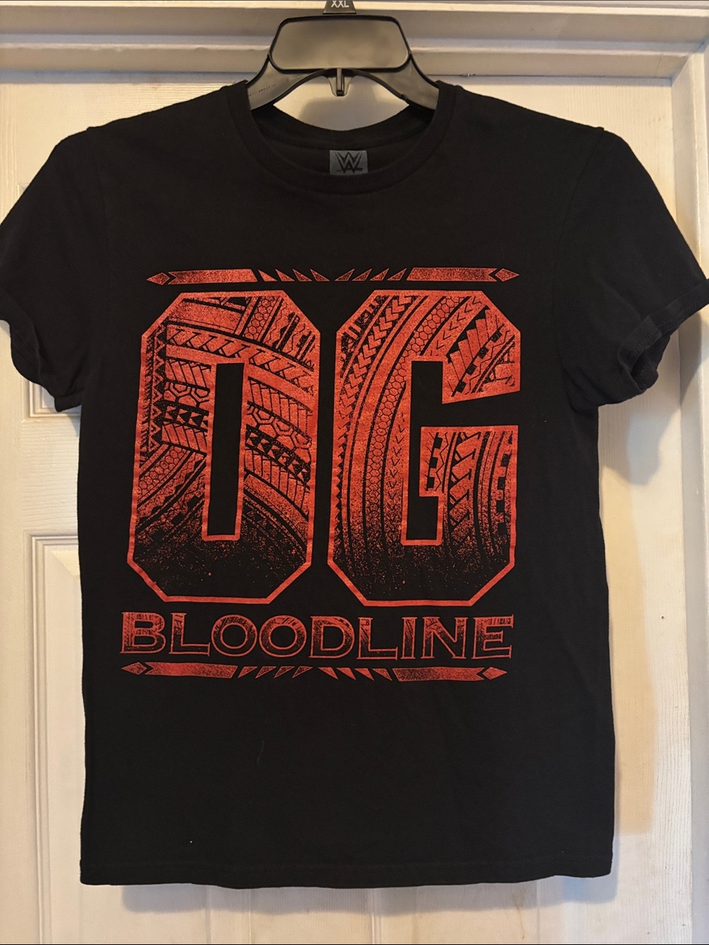 WWE Jay USO Roman Reigns Tee with Red OG Bloodline Graphic Yeet Size Small
